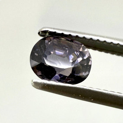 Purple Grey Spinel Oval 0.54 Ct
