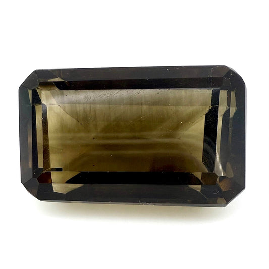 Huge Smoky Quartz Emerald Cut 67.4 Ct