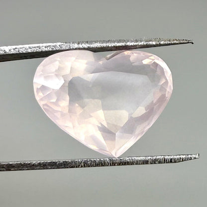 Rose Quartz Heart Set 7.92 Ct + 5.81 Ct