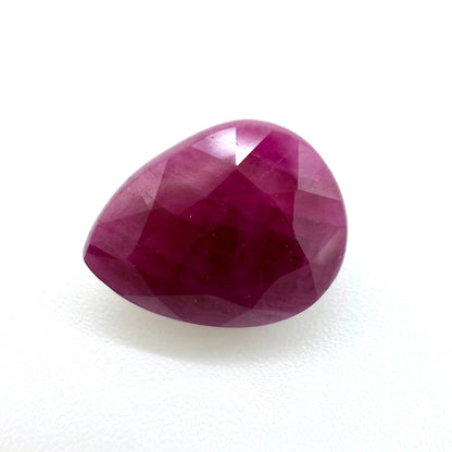 Pink Ruby Pear 4.84 Ct