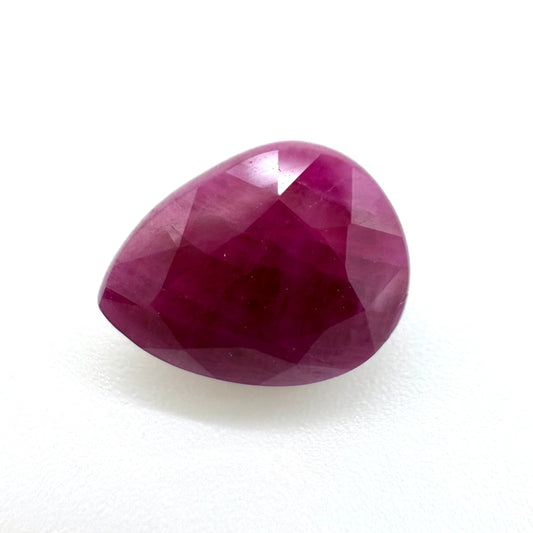 Pink Ruby Pear 4.84 Ct