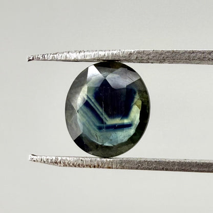 Bi-Color (Blue Hues Turquoise) Oval 1.45 Ct