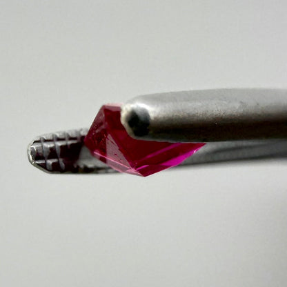 Pink-Red Ruby Triangle 0.33 Ct