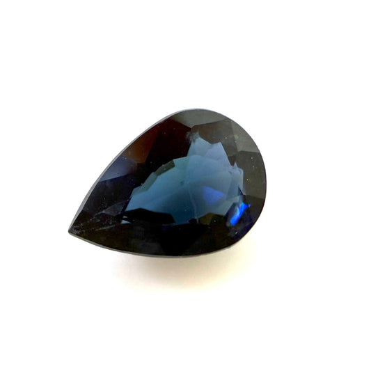 Blue Sapphire Pear 0.46 Ct