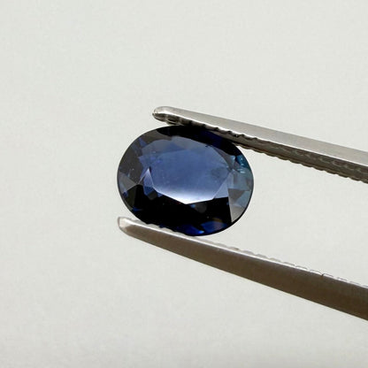 Blue Sapphire Oval 0.91 Ct
