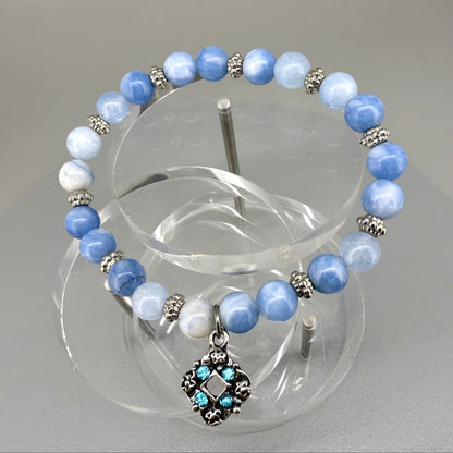 Mala Bracelet ‘Aquamarine’ - 18cm
