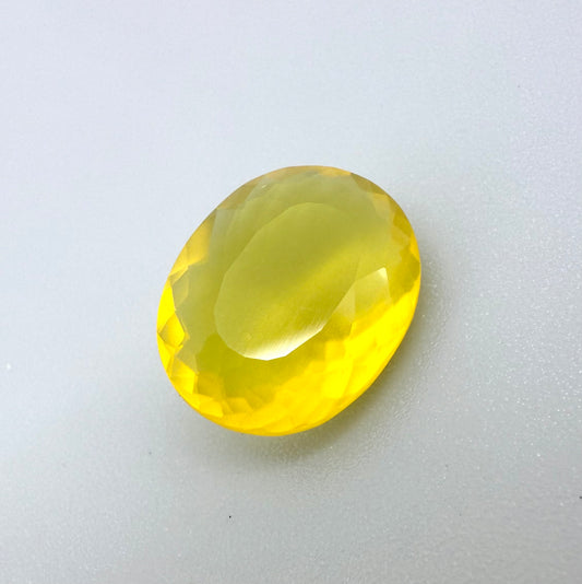 Yellow-Orange Opal Oval 5.45 Ct