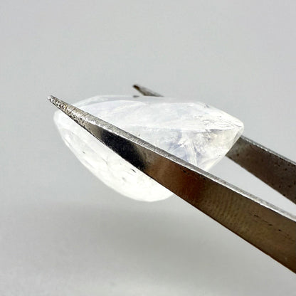 Milky White Rutilated Quartz Oval 14.7 Ct
