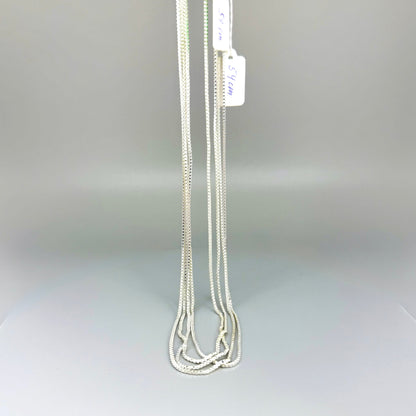 54cm stainless steel chain with polished finish, elegant and durable, ideal for pairing with gemstone pendants