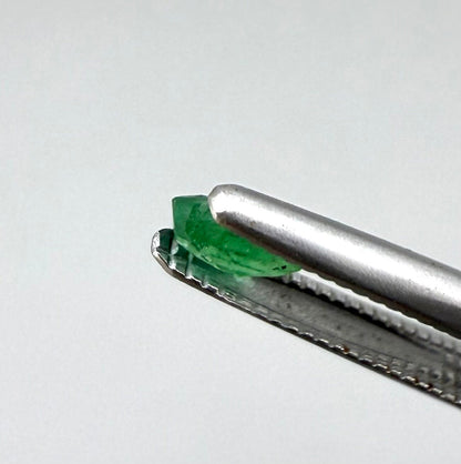 0.19 ct natural untreated Zambian emerald