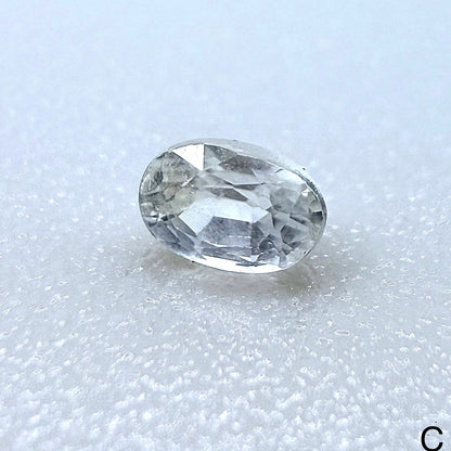 Multi Color (Blue, Yellow, White) Sapphire Lot Oval 1.73 Ct