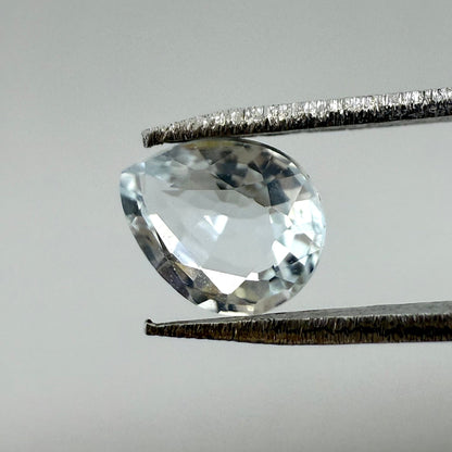 Very Light Blue Aquamarine Pear 0.67 Cts