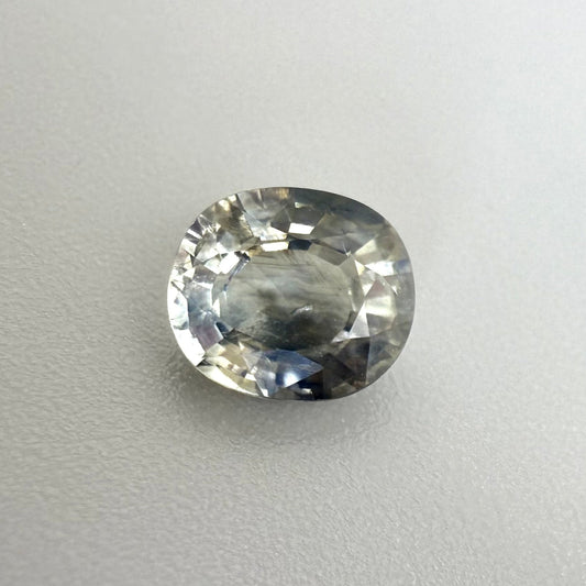 Multi-Color (White Gold-Brown Blue) Sapphire Oval 2.07 Ct