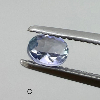 Violet Blue Hues Tanzanite Lot Oval 27.14 Ct