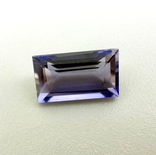 Violet Hues Iolite Baguette 0.75 Ct
