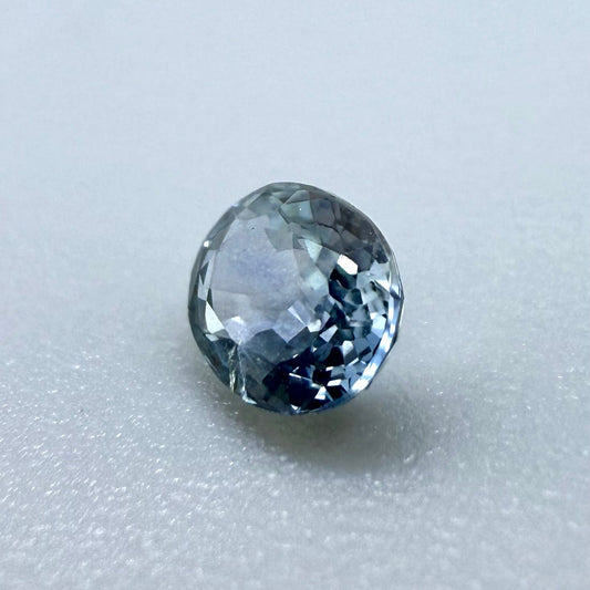 Pastel Blue Sapphire Oval 0.55 Ct