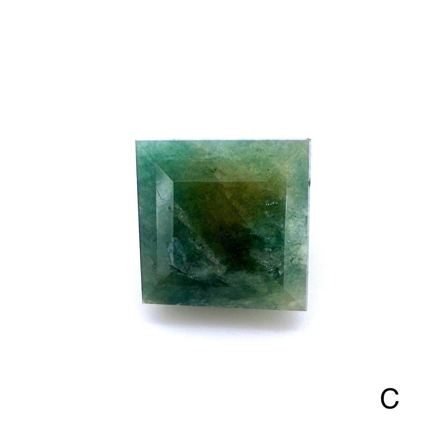 Green/Cream Hues Emerald Lot Cushion 12.5 Ct