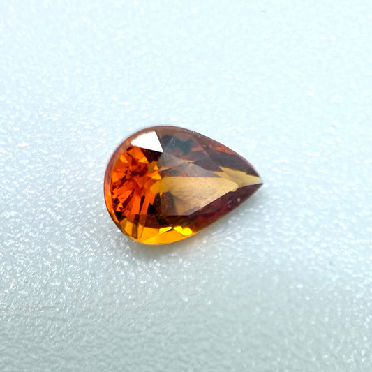 Fiery Orange Spessartine Pear 0.47 Ct