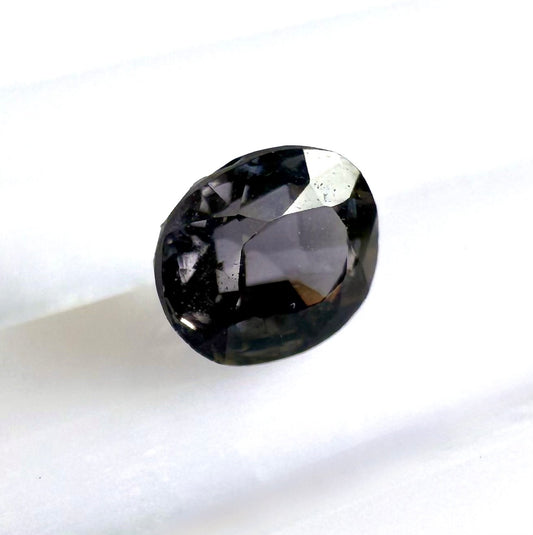 Purple Grey Spinel Oval 0.54 Ct