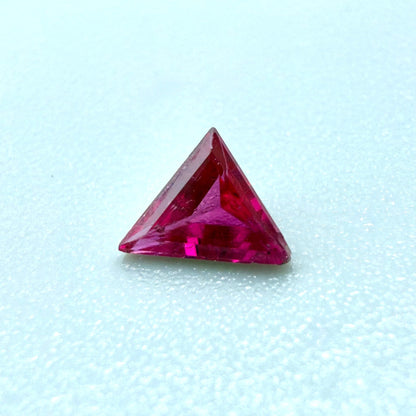 Pink-Red Ruby Triangle 0.33 Ct