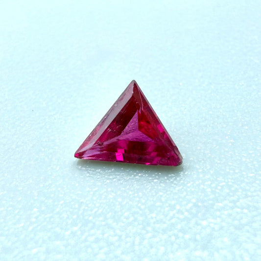 Pink-Red Ruby Triangle 0.33 Ct