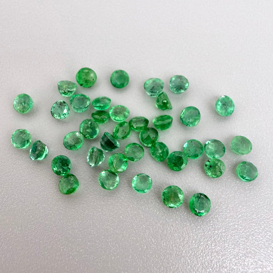 Emerald Lot Round 3.14 Ct