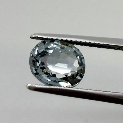 Pale Greenish Blue Spinel Oval 1.09 Ct