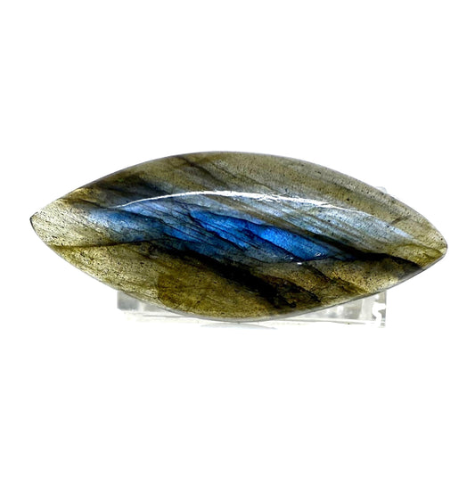Multi-Color (Blue, Green-Gold, Black-Brown) Labradorite Marquise Blue Silky Sheen 9.78 Ct