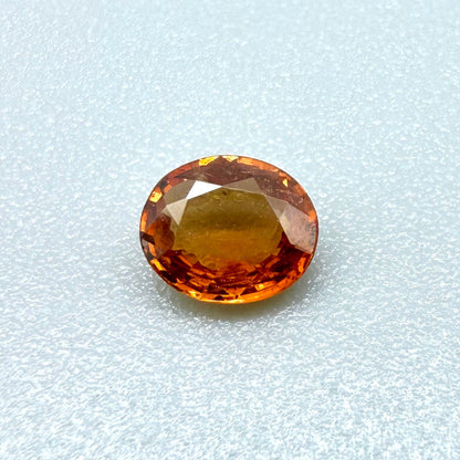 Fiery Orange Spessartine Oval 0.6 Ct