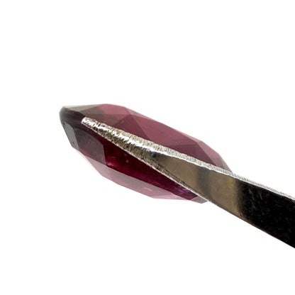 Dark Purple Rubellite Oval 5.84 Ct
