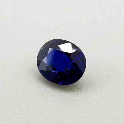Natural Blue Sapphire gemstone oval cut