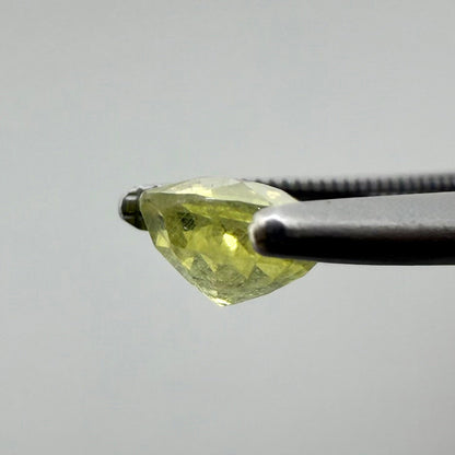 Green-Yellow Prasiolite Round 1.01 Ct