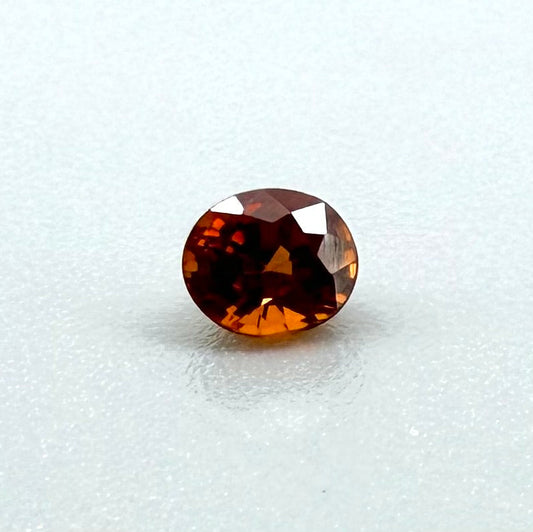 Fiery Orange Spessartine Oval 0.56 Ct
