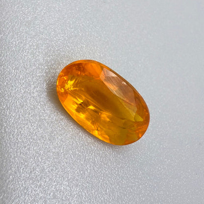 Vibrant Orange Fire Opal Oval 2.67 Ct