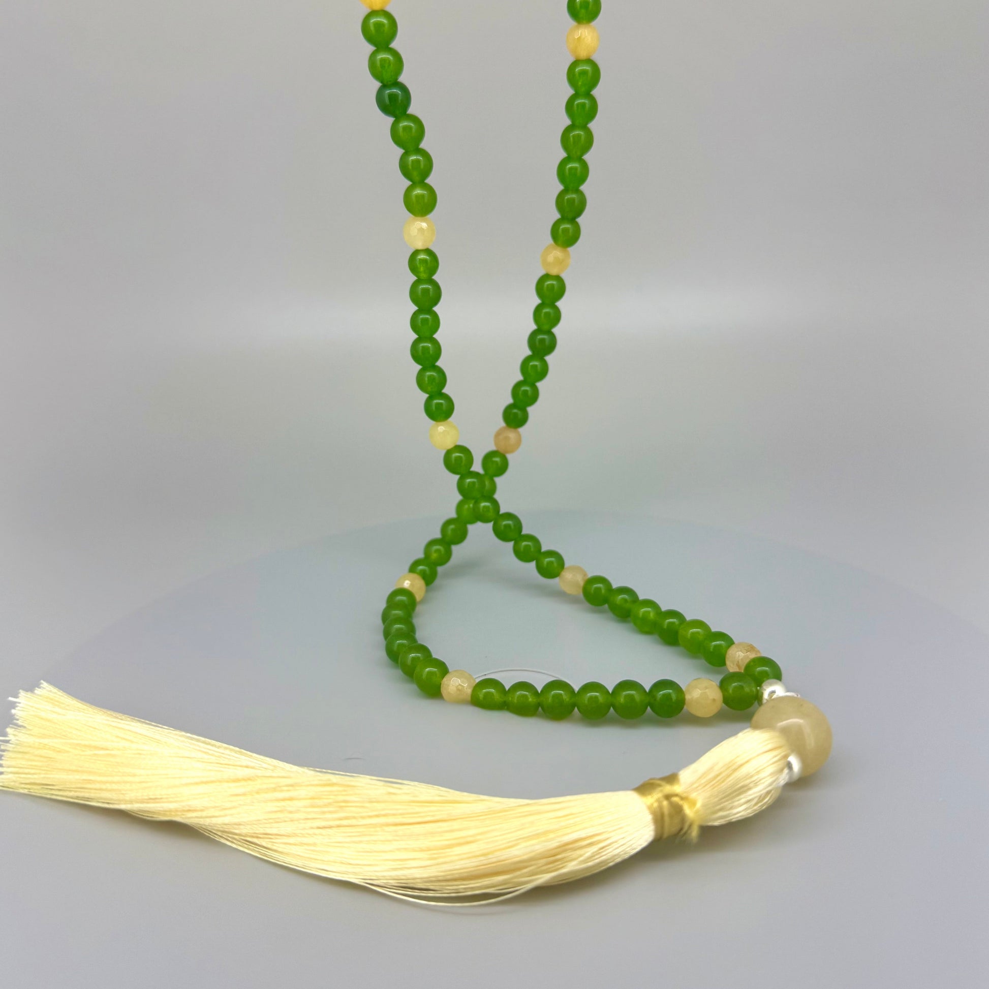 Mala Jade Yellow & Green