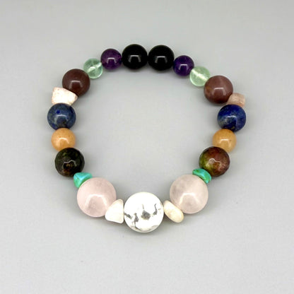 Birthday Bracelets made of natural gemstones, seven designs for each day of the week, handmade spiritual jewelry.