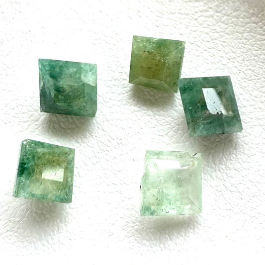 Emerald Lot Emerald cut 3.8 Ct