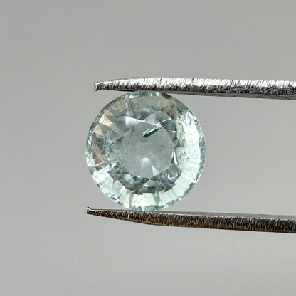 Pastel Turquoise Aquamarine Round 1.73 Ct