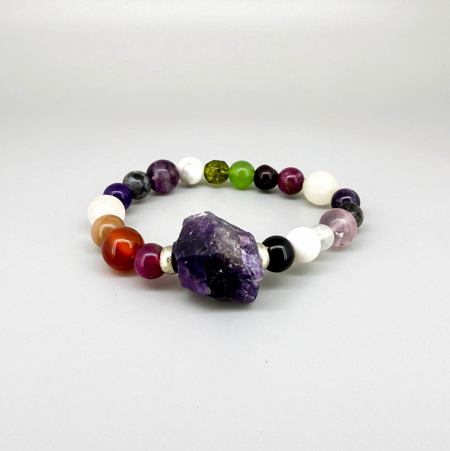 Birthday Bracelets made of natural gemstones, seven designs for each day of the week, handmade spiritual jewelry.