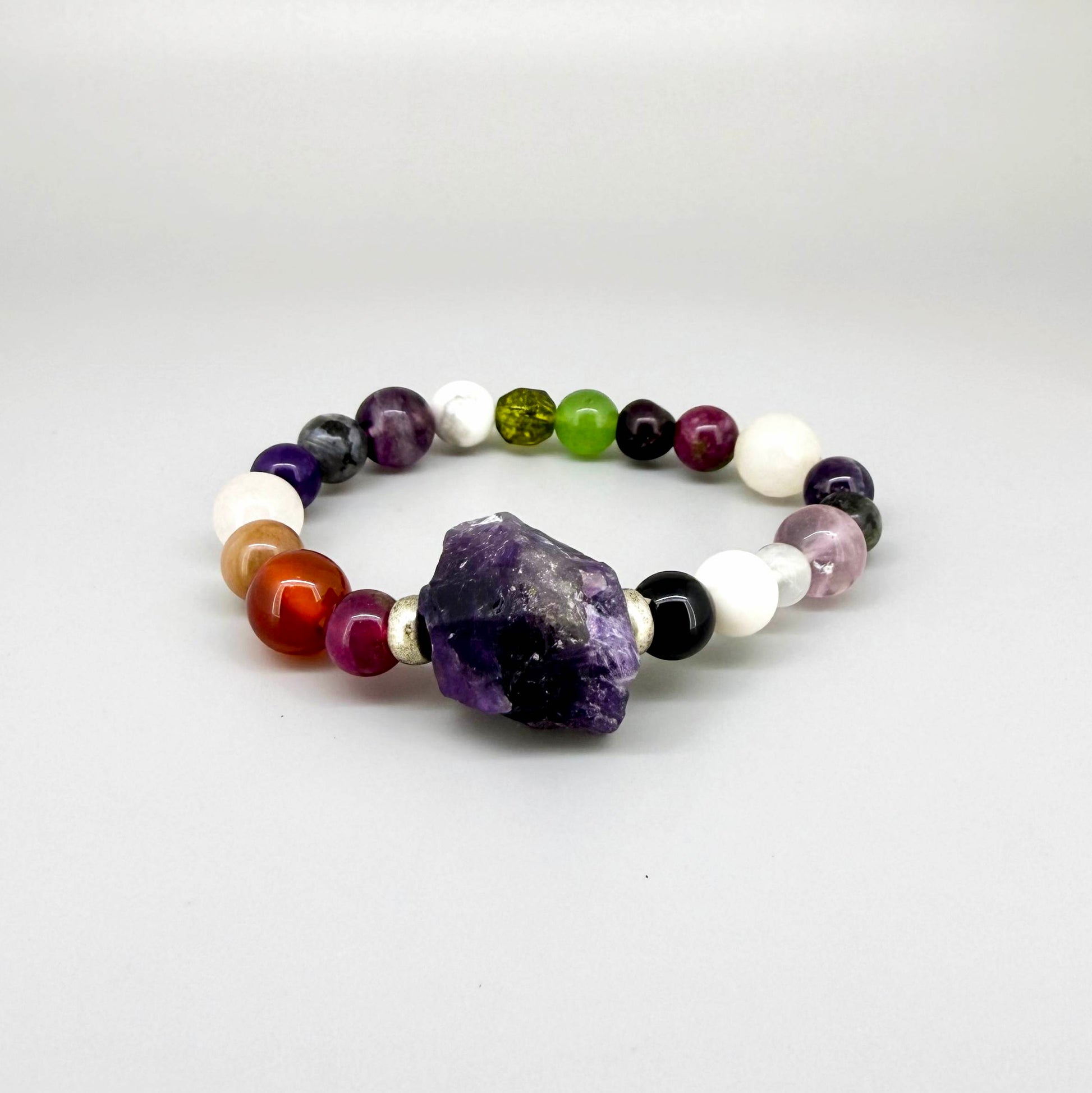 Birthday Bracelets made of natural gemstones, seven designs for each day of the week, handmade spiritual jewelry.