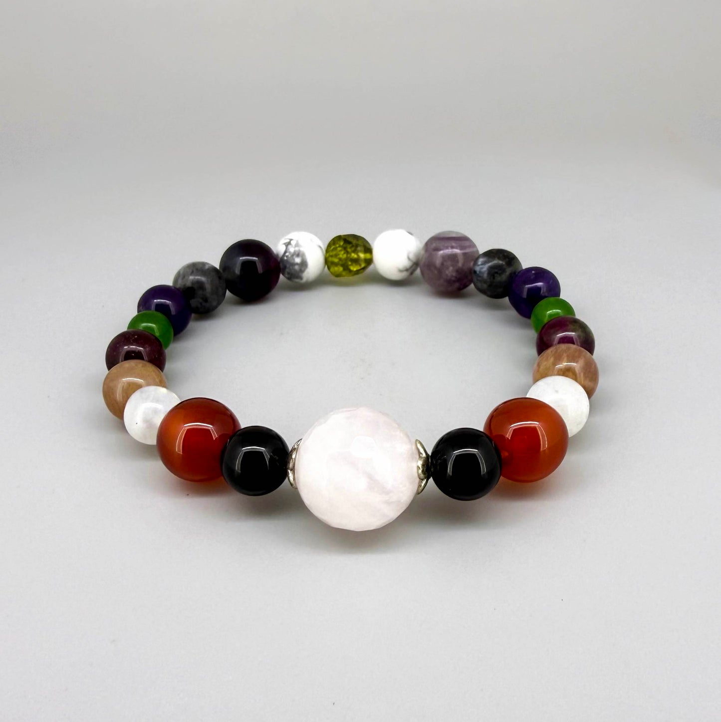 Birthday Bracelets made of natural gemstones, seven designs for each day of the week, handmade spiritual jewelry.
