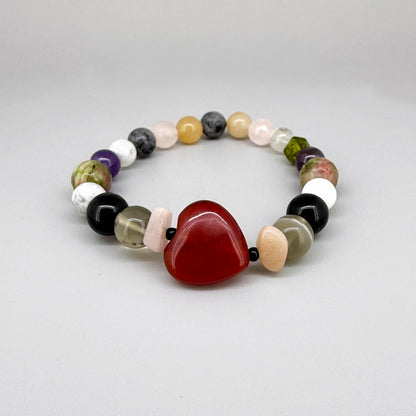 Birthday Bracelets made of natural gemstones, seven designs for each day of the week, handmade spiritual jewelry.