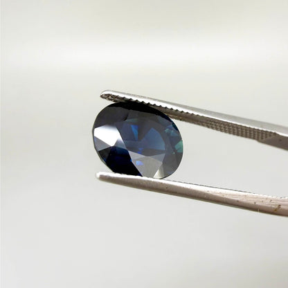 Natural Blue Sapphire gemstone oval cut