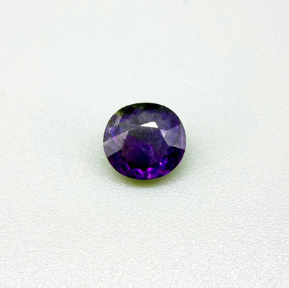 Natural Purple Pink Amethyst gemstone, oval