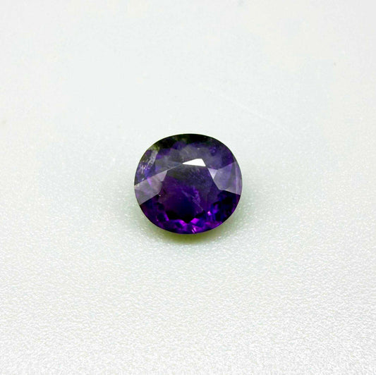 Natural Purple Pink Amethyst gemstone, oval
