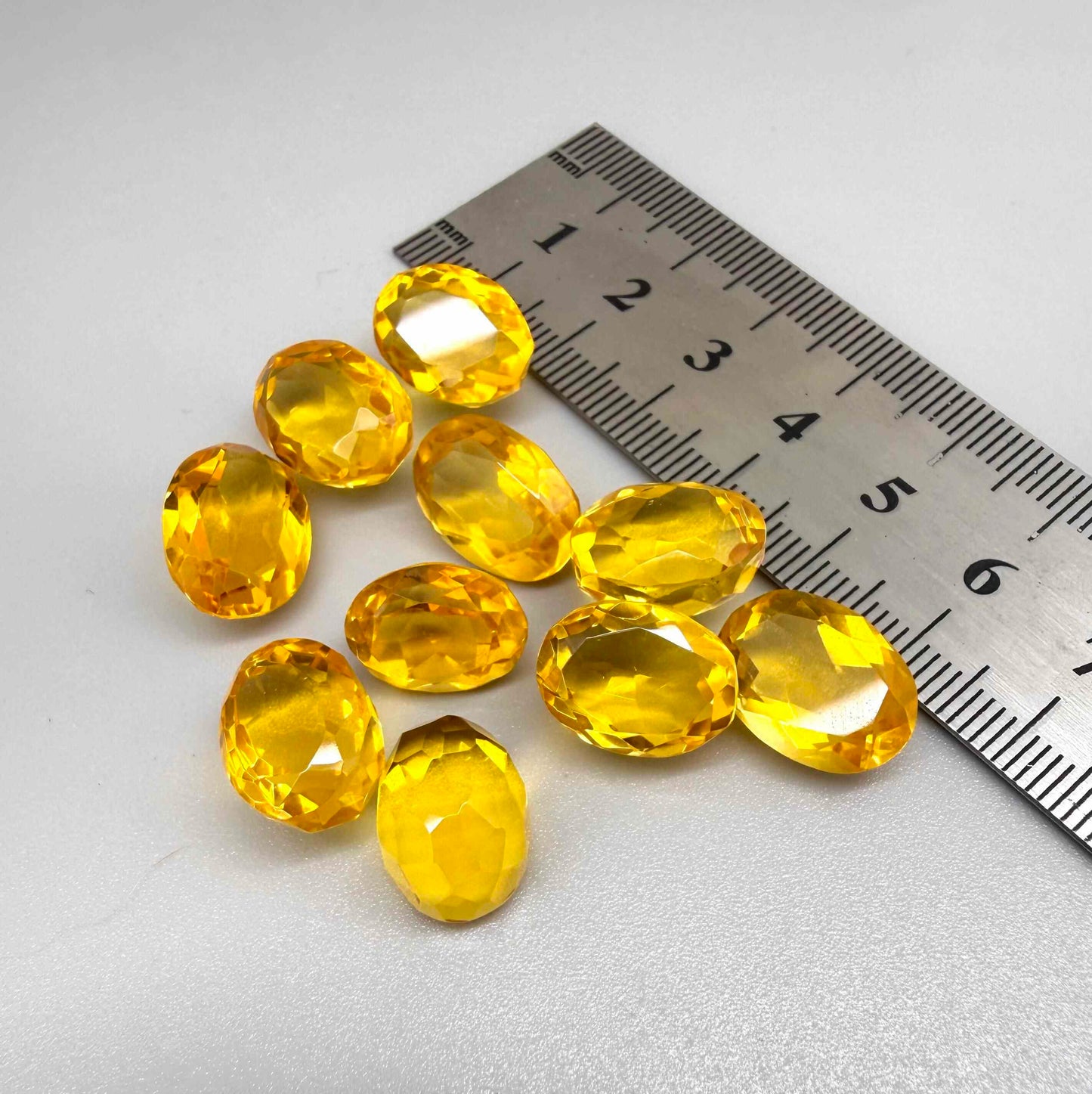 Rich Golden to Amber Citrine Lot Oval - 92.82 Ct