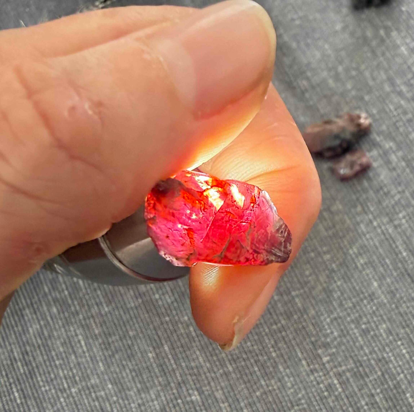 Pink-Red-Purple Tones Garnet Rough - 65,000 ct (R76) - sold in 20g units