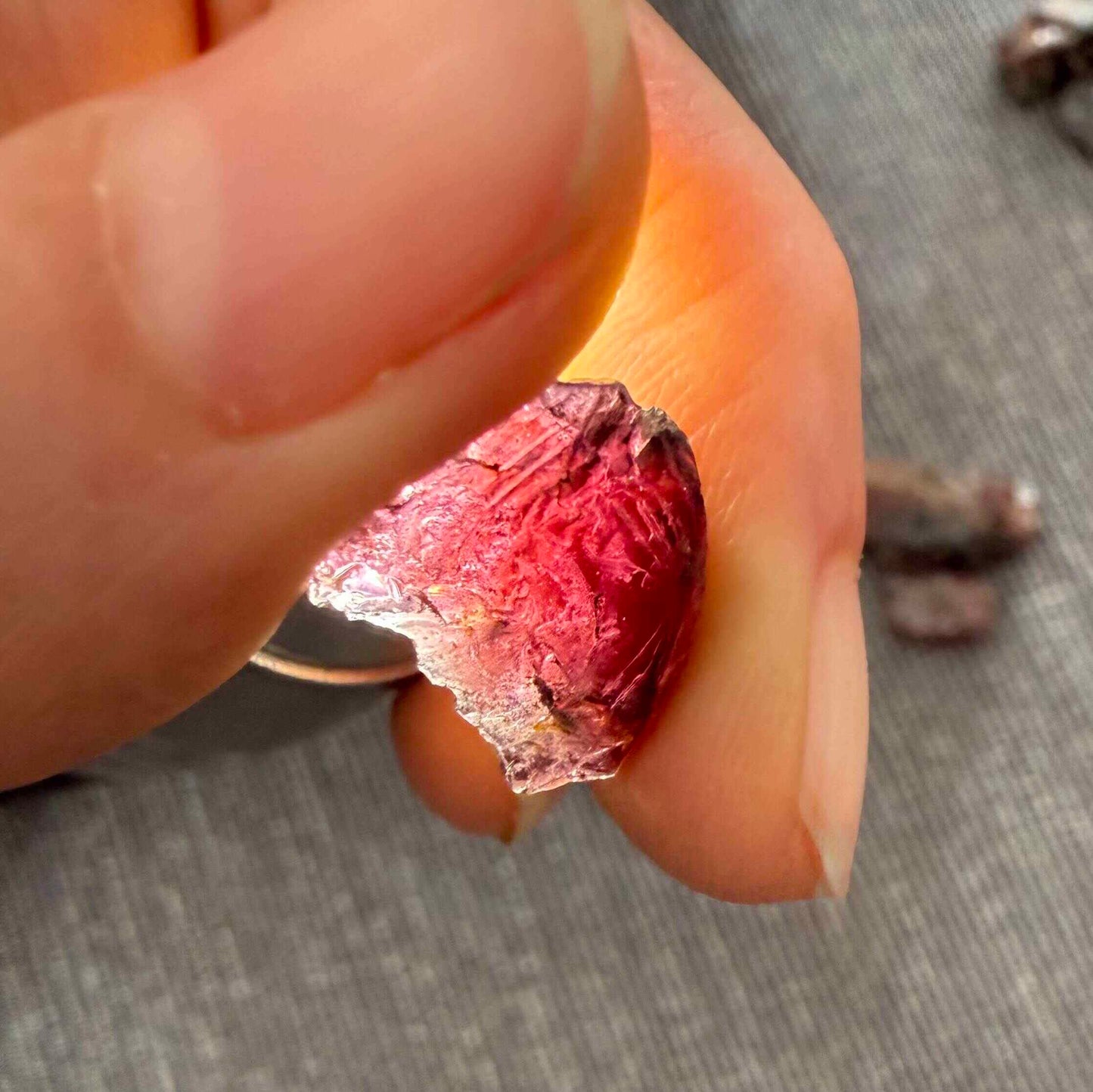 Pink-Red-Purple Tones Garnet Rough - 65,000 ct (R76) - sold in 20g units