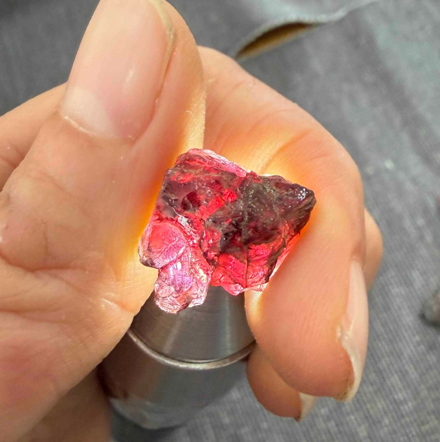 Pink-Red-Purple Tones Garnet Rough - 65,000 ct (R76) - sold in 20g units