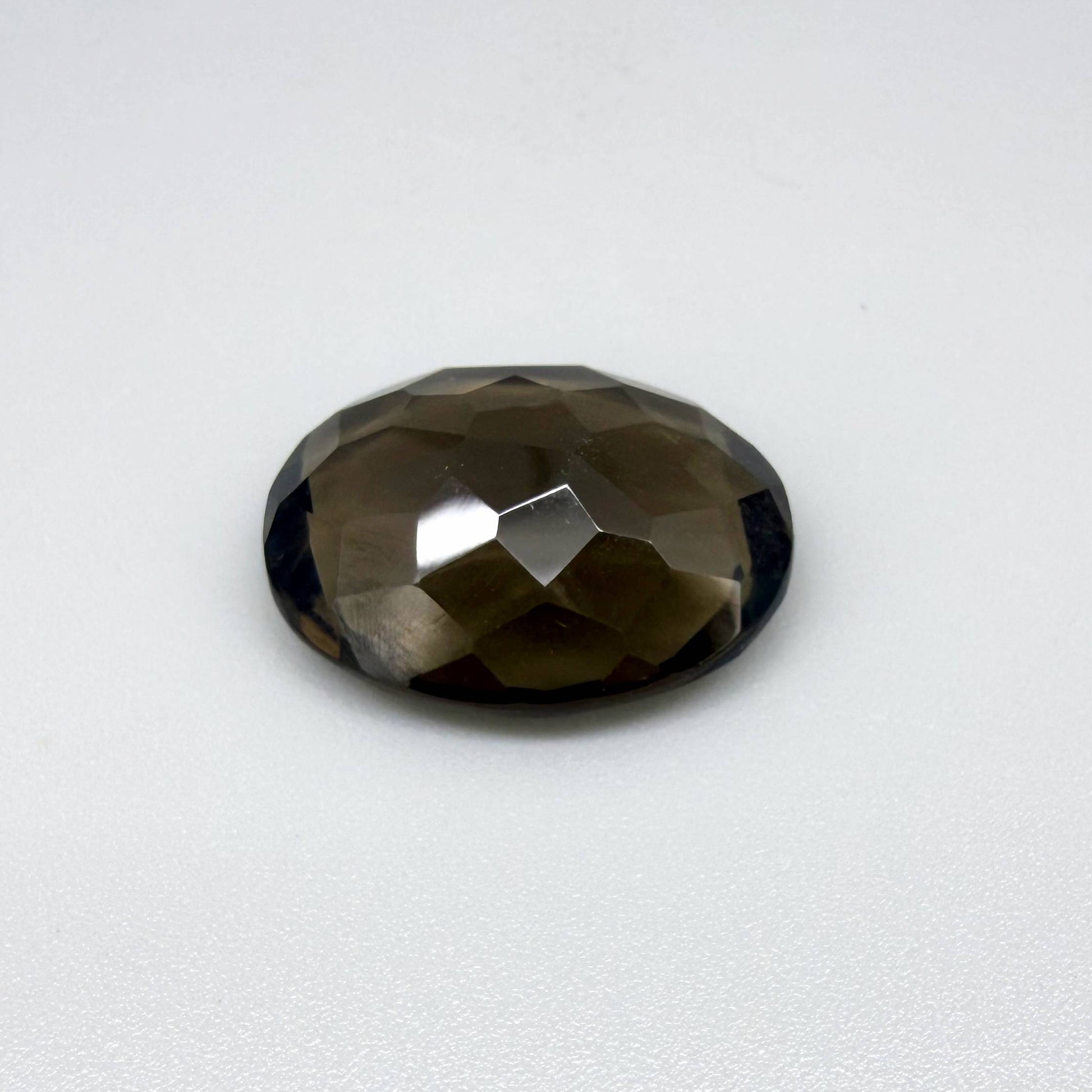 Natural Smoky Quartz gemstone oval cut